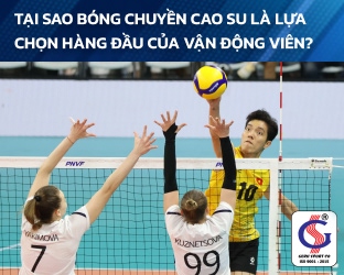 Tại sao bóng chuyền cao su là lựa chọn hàng đầu của vận động viên?