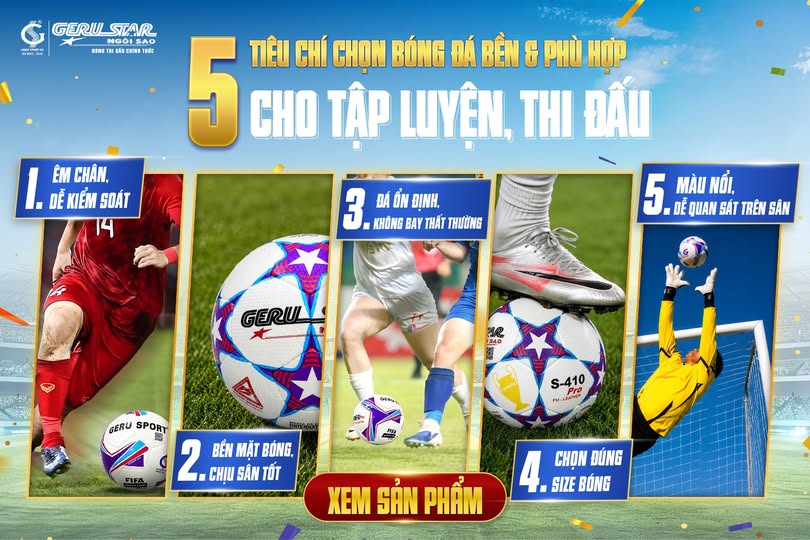 Năm tiêu chí chọn bóng