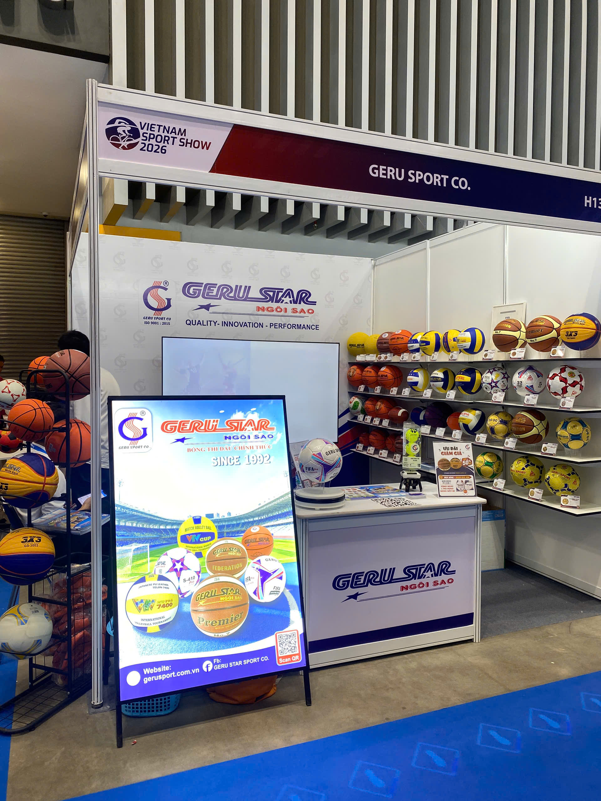 Geru Sport tại Vietnam Sport Show 2026: Gian hàng nổi bật